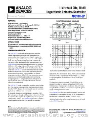 AD8318-EP datasheet pdf Analog Devices