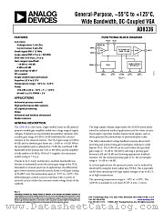 AD8336 datasheet pdf Analog Devices