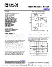 AD8376 datasheet pdf Analog Devices