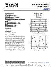 AD8397 datasheet pdf Analog Devices