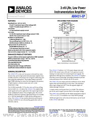 AD8421-EP datasheet pdf Analog Devices