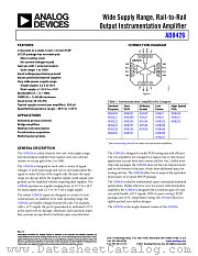 AD8426 datasheet pdf Analog Devices