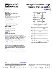 AD8479 datasheet pdf Analog Devices