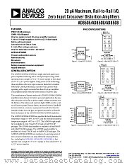 AD8508 datasheet pdf Analog Devices