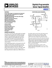 AD8557 datasheet pdf Analog Devices