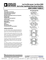 AD8619 datasheet pdf Analog Devices