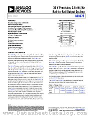AD8675 datasheet pdf Analog Devices