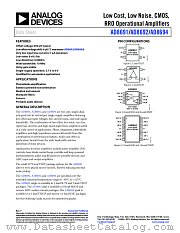 AD8694 datasheet pdf Analog Devices