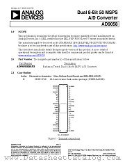 AD9058S datasheet pdf Analog Devices