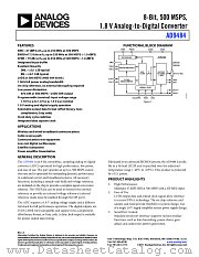 AD9484 datasheet pdf Analog Devices