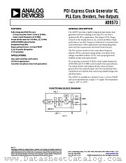AD9573 datasheet pdf Analog Devices
