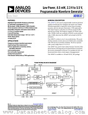 AD9837 datasheet pdf Analog Devices