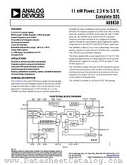 AD9838 datasheet pdf Analog Devices