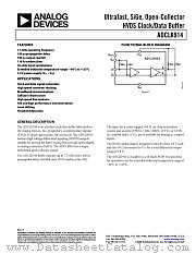 ADCLK914 datasheet pdf Analog Devices