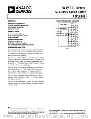 ADCLK946 datasheet pdf Analog Devices