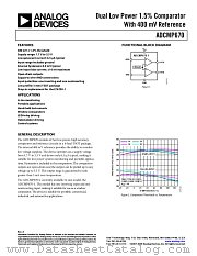 ADCMP670 datasheet pdf Analog Devices