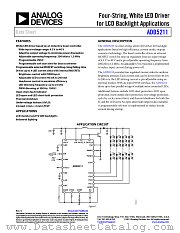 ADD5211 datasheet pdf Analog Devices