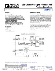 ADDI7013 datasheet pdf Analog Devices