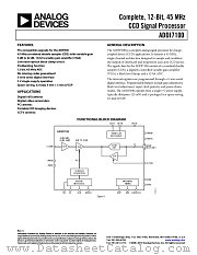 ADDI7100 datasheet pdf Analog Devices