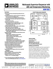 ADM1063 datasheet pdf Analog Devices