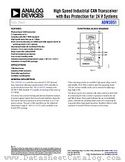 ADM3051 datasheet pdf Analog Devices