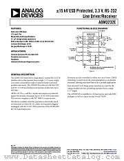 ADM3232E datasheet pdf Analog Devices