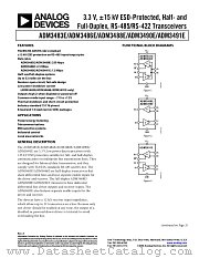 ADM3490E datasheet pdf Analog Devices