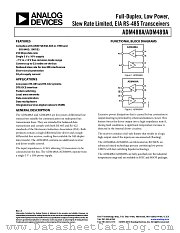 ADM489A datasheet pdf Analog Devices