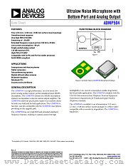 ADMP504 datasheet pdf Analog Devices
