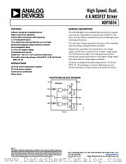 ADP3654 datasheet pdf Analog Devices