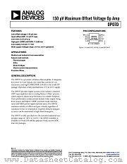 OP07D datasheet pdf Analog Devices