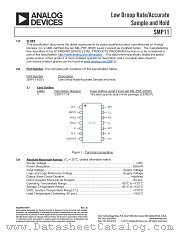 SMP11S datasheet pdf Analog Devices