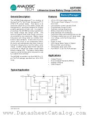 AAT3680 datasheet pdf ANALOGIC TECH