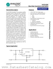 AAT4280 datasheet pdf ANALOGIC TECH