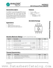 AAT9512 datasheet pdf ANALOGIC TECH