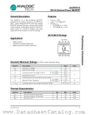 AAT9513 datasheet pdf ANALOGIC TECH
