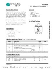 AAT9560 datasheet pdf ANALOGIC TECH