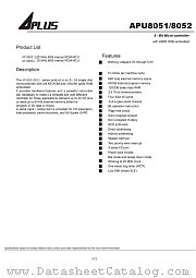 APU8051 datasheet pdf Aplus Integrated Circuits