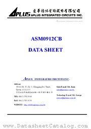 ASM0912CB datasheet pdf Aplus Integrated Circuits