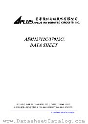 ASM17012C datasheet pdf Aplus Integrated Circuits