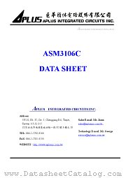 ASM3106C-1 datasheet pdf Aplus Integrated Circuits