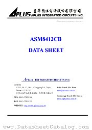 ASM8412CB datasheet pdf Aplus Integrated Circuits