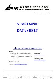 AV2108 datasheet pdf Aplus Integrated Circuits