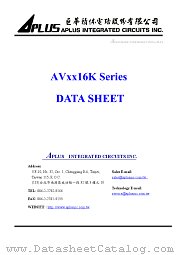 AV4216K datasheet pdf Aplus Integrated Circuits