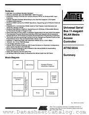 AT76C503A datasheet pdf Atmel