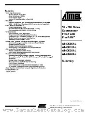AT40K10AL datasheet pdf Atmel