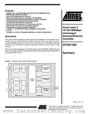 AT79C1020 datasheet pdf Atmel