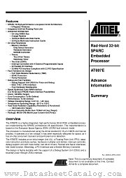 AT697E datasheet pdf Atmel