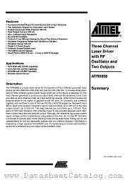 ATR0808 datasheet pdf Atmel