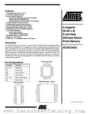 AT29C040A datasheet pdf Atmel